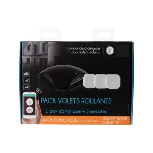 boutiqued pas cher Otio Pack Volet Roulant 1 Passerelle WIFI + 3 Modules – Référence 751163 6