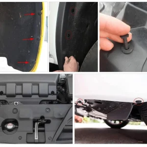 Marque Generique 120 PIÈCES De Voiture Push En Plastique Clips De Fixation-6 Plus Popu… Réductions 13