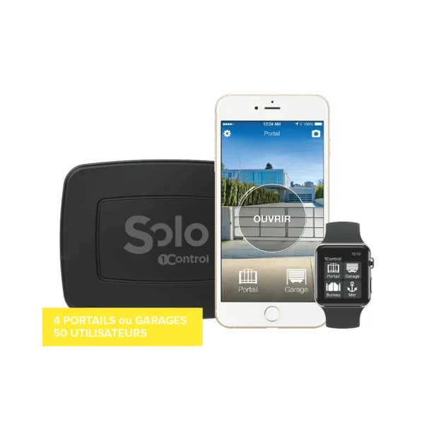 1Control Solo Evo – Ouvre Portail Et Porte De Garage Bluetooth soldes de Noël 1