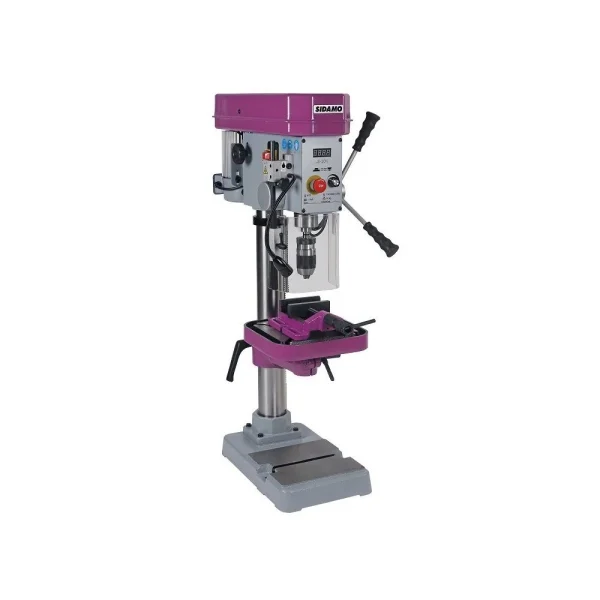 excellent qulity Perceuse à Colonne SIDAMO 20EV Mono – 1200W – Avec étau Pro BSF120, … 1