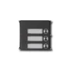 meilleure qualité Came Bpt Laque Frontale Pour Module D’appe 3 Boutons En Zamak Mtmf3pvr… 11