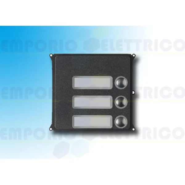 meilleure qualité Came Bpt Laque Frontale Pour Module D’appe 3 Boutons En Zamak Mtmf3pvr… 3