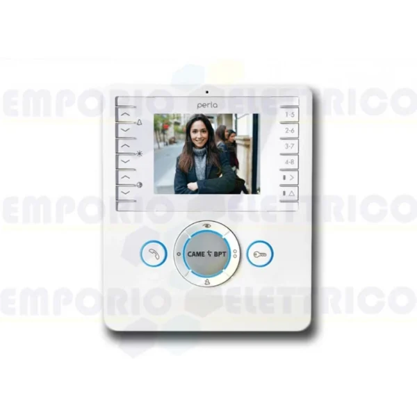 Came Bpt Vidéophone Mains Libre Blanc Lcd Fonct Malentendants Pev Bi … grand choix 4