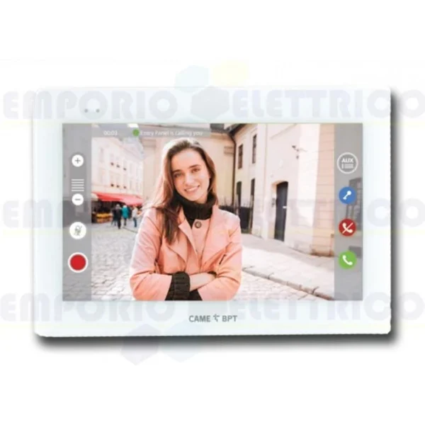 magasin solde Came Bpt Vidéophone Mains Libres Wifi Ftf Blanc Xts 7ip Wh Wifi 840ch… 4
