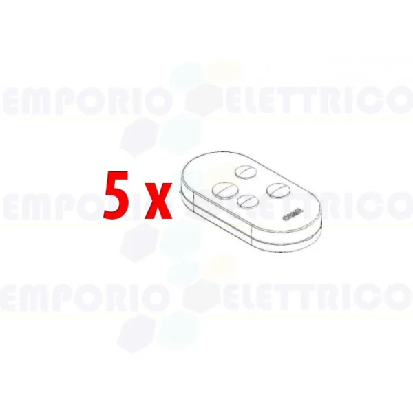 magasin en ligne france Came Pièce Détachée 5 X Coques émetteur Topd4rbs Bleu 88006-0038 4