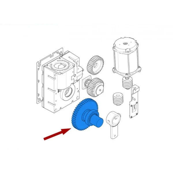 Came Pièce Détachée Arbre Lent G2500 G4000 119rig050 france en ligne 1