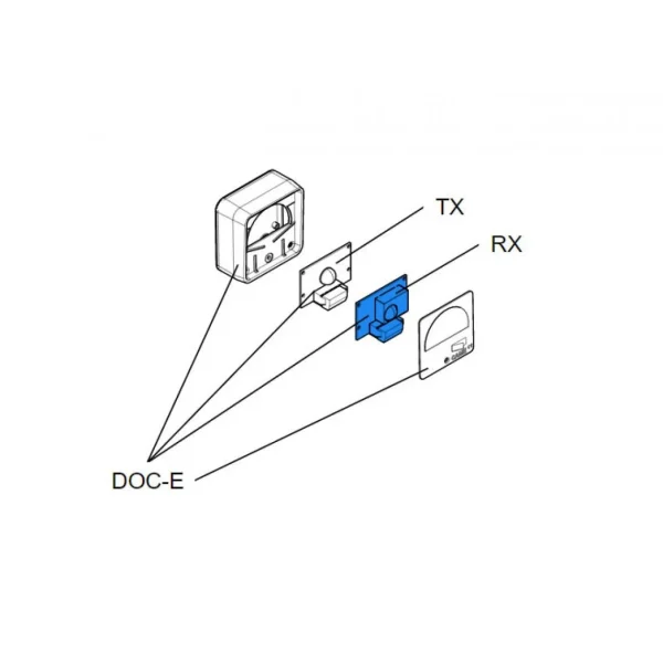 Came Pièce Détachée Carte électronique Rx Doc-e 119rir017 pas cher 3