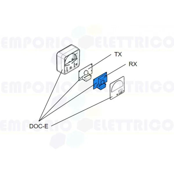 Came Pièce Détachée Carte électronique Rx Doc-e 119rir017 pas cher 4