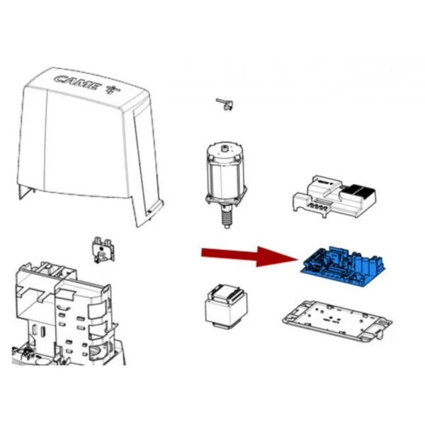 Came Pièce Détachée Carte électronique Zn8 Bkv 88001-0186 pas cher 3