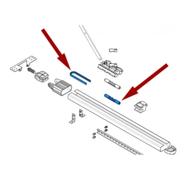 Came Pièce Détachée Courroie Transmission Ver 119rie123 prix le plus bas 1