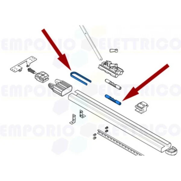 Came Pièce Détachée Courroie Transmission Ver 119rie123 prix le plus bas 4