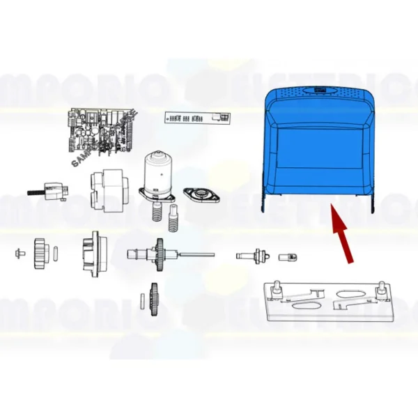 Came Pièce Détachée Couvercle Motoréducteur Bz 119ribz001 Livraison Standard/Rapide 4