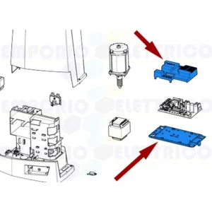 excellente qualité Came Pièce Détachée Cover Et Unité De Contrôle Bkv 88001-0175 9