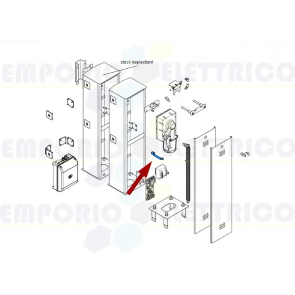 Came Pièce Détachée Groupe Serrure Déverrouillage G2500 119rig089 REMISE 4