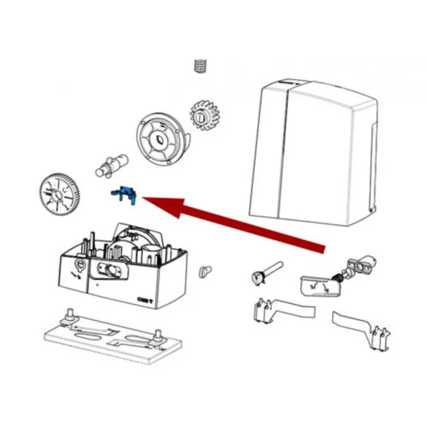 prix le plus bas Came Pièce Détachée Microinterrupteur Sécurité Déverrouillage Bx… 3