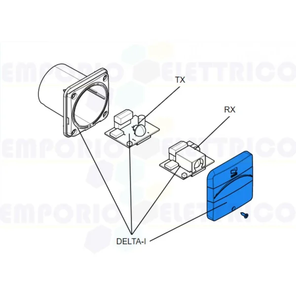 Came Pièce Détachée Paquet De 4 Pcs Couverture Avant Delta-i 88006-… à prix d'occasion 4