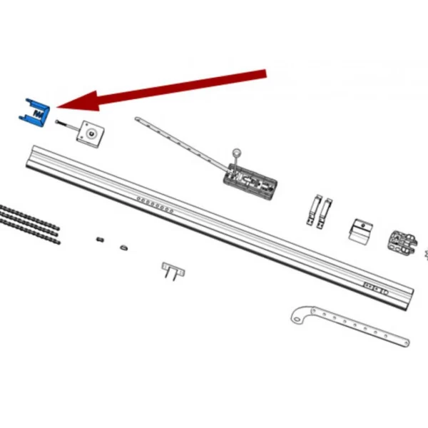 en promotion Came Pièce Détachée Support Pour étrier Tendeur V6000 119rie179 3