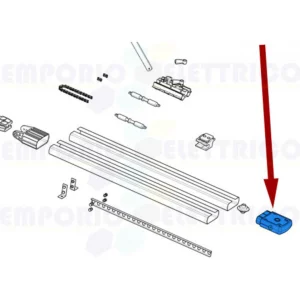 Came Pièce Détachée Terminal Fixation Guide Pour Chaîne Ver 119rie… magasin 9