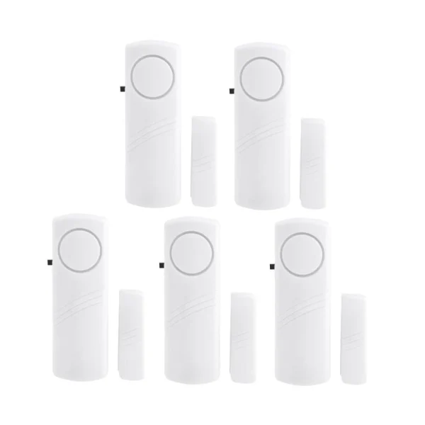 pas cher Wewoo Détecteur Ouverture De Porte 5 PCS Fenêtre Sans Fil Alarme Antivol M… 3