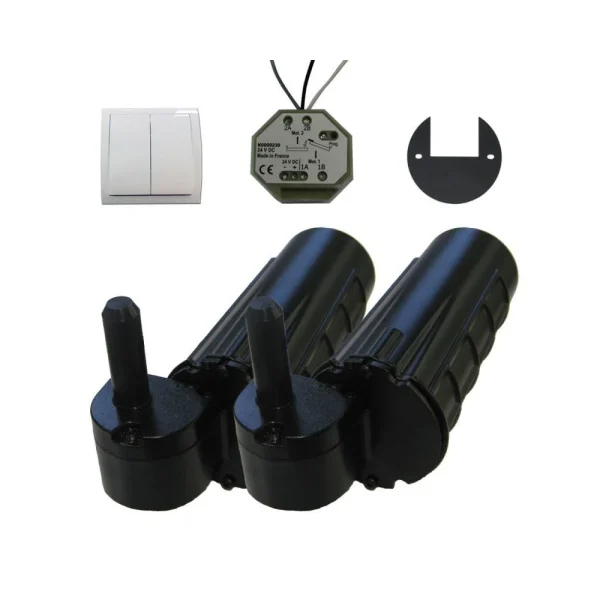 Slid’Up By Mantion Double Motorisation Volet 1 Battant Droit URANUS Filaire – Gond Ø 12 vente pas cher en ligne 1