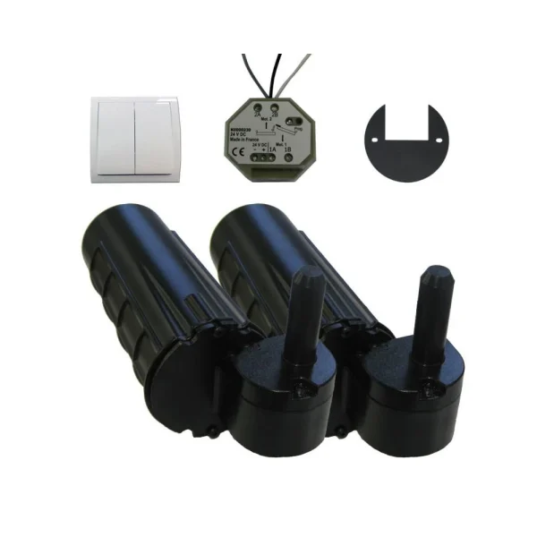 Livraison internationale Slid’Up By Mantion Double Motorisation Volet 1 Battant Gauche URANUS Filaire – Gond Ø 12 1