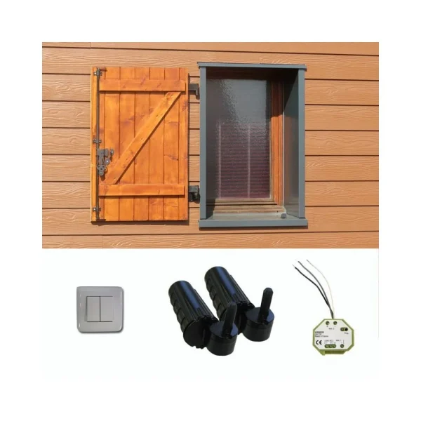 Livraison internationale Slid’Up By Mantion Double Motorisation Volet 1 Battant Gauche URANUS Filaire – Gond Ø 12 3