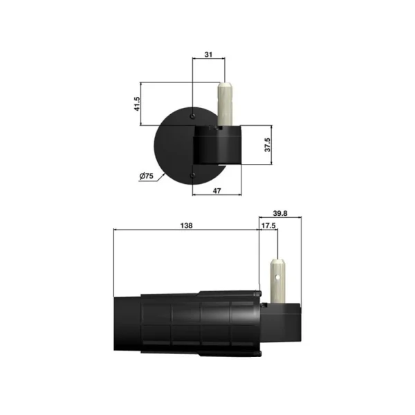 Paris Slid’Up By Mantion Motorisation Volets 2 Battants URANUS Filaire – Gond Ø 14 5