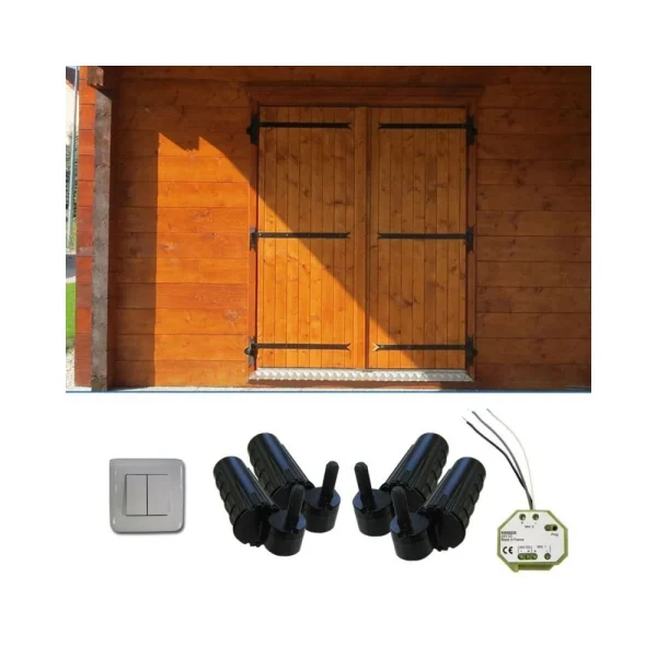 fashion pas cher Slid’Up By Mantion Double Motorisation Volets 2 Battants URANUS Filaire – Gond Ø 14 3