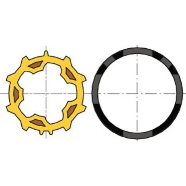 Somfy Jeu Roue + Couronne – Pour Moteur Diamètre – Pour Tube Zf54 – A L’uni… Promotio de vente 1