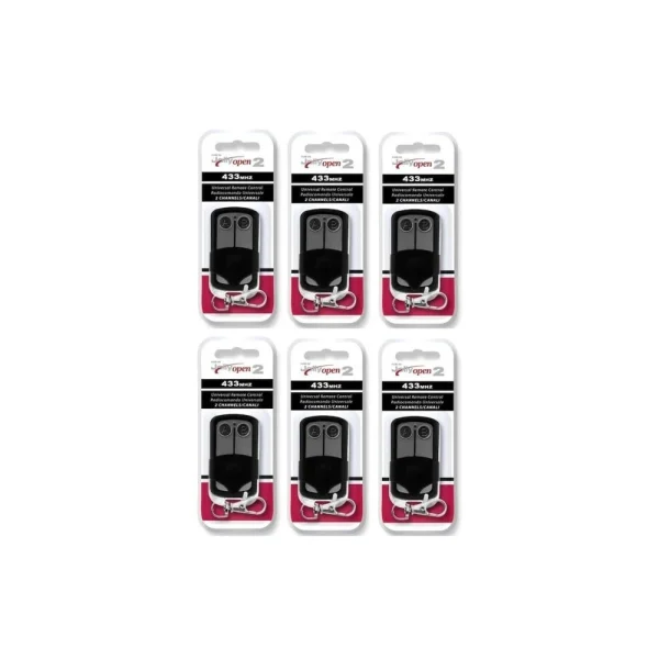 Retour gratuit en magasin. Gbs Elettronica JOLLY OPEN 2 TÉLÉCOMMANDE COPIEUSE 433 MHZ LOT DE 6 1