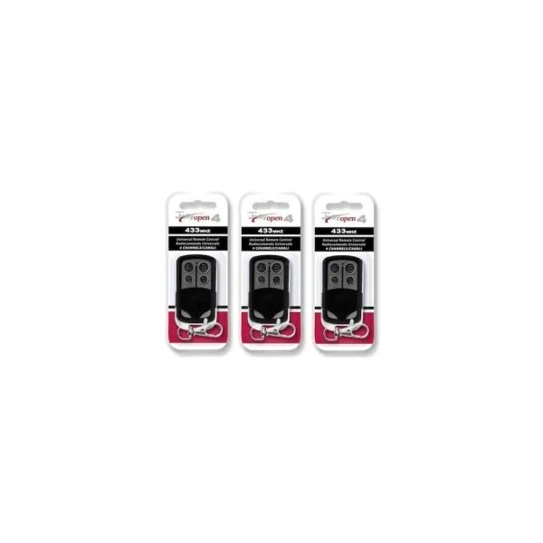 Gbs Elettronica JOLLY OPEN 4 TÉLÉCOMMANDE RADIO DE PORTAIL COPIEUSE UNIVERSELLE PACK… bas prix 1