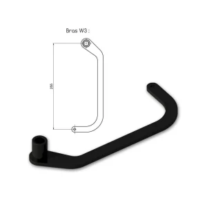 à prix très bas Slid’Up By Mantion Kit Bras W3 Droit WINEO Noir RAL 9005 7