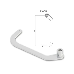 qualité supérieure Slid’Up By Mantion Kit Bras W3 Gauche WINEO Blanc RAL 9010 7