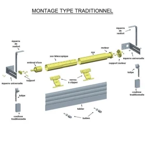 Slid’Up By Mantion Kit De Motorisation Radio Pour Volet Roulant 40 Kg – Tube ZF54 – 20 Nm en solde 7
