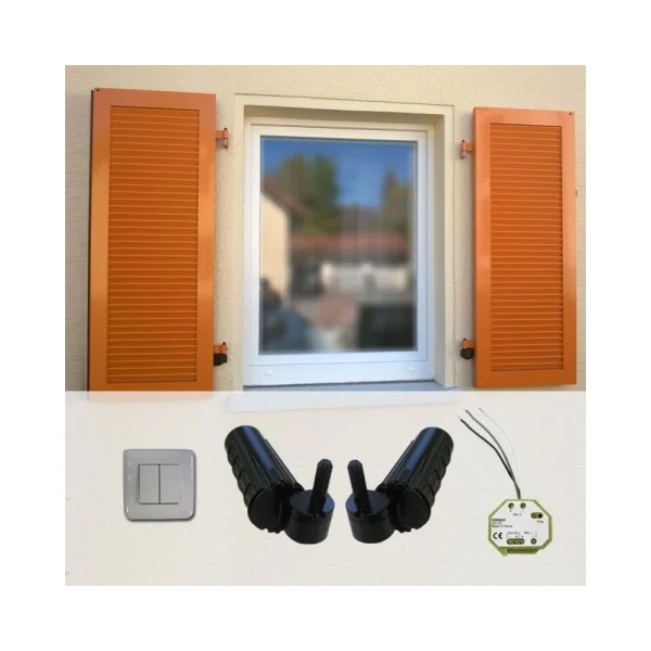 Paris Slid’Up By Mantion Motorisation Volets 2 Battants URANUS Filaire – Gond Ø 14 3