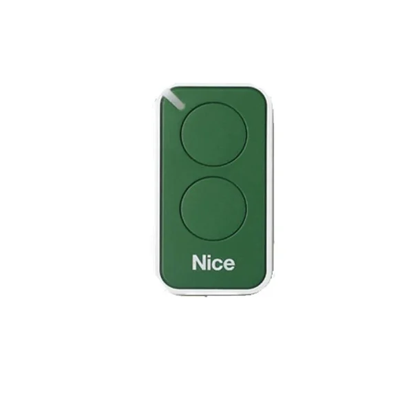 Télécommande Nice Inti 2g Verte Fréquence 433.920 Mhz remise en ligne 1