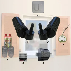 magasin en ligne france Slid’Up By Mantion Pack Motorisation Pour Volets 2 Battants URANUS Filaire – Gond Ø 14 P… 8