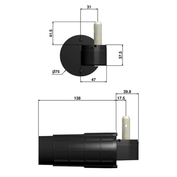 aux meilleurs prix Slid’Up By Mantion Pack Motorisation Pour Volets 2 Battants URANUS Radio – Gond Ø 14 Plu… 5