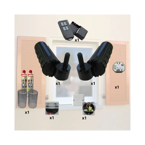 Slid’Up By Mantion Pack Motorisation Pour Volets 2 Battants URANUS Radio – Gond Ø 14 Plu… acheter 3