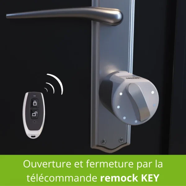 magasin france Remock Lockey Serrure électronique Intelligente Remock MAGIC En Couleur Nickel 31×3… 4
