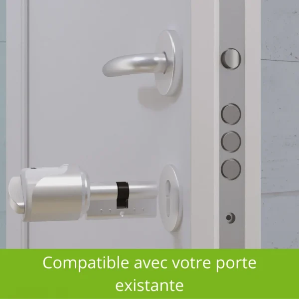 magasin france Remock Lockey Serrure électronique Intelligente Remock MAGIC En Couleur Nickel 31×3… 5