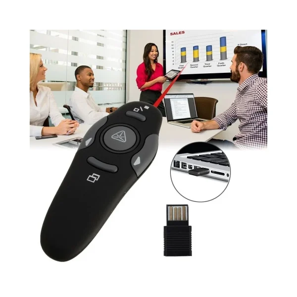 Wewoo Télécommande Noir Pour Projecteur / PC / Ordinateur Portable, Distan… magasin france 3