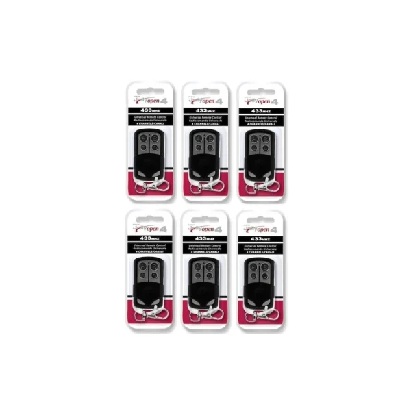 site pas cher Gbs Elettronica JOLLY OPEN 4 TÉLÉCOMMANDE RADIO DE PORTAIL COPIEUSE UNIVERSELLE PACK… 1